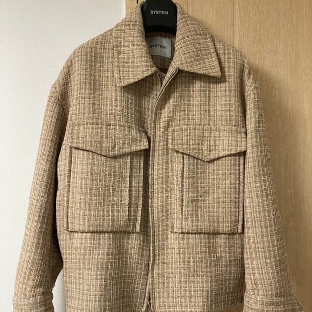 시스템옴므 트위드 누빔자켓 95-100 추천