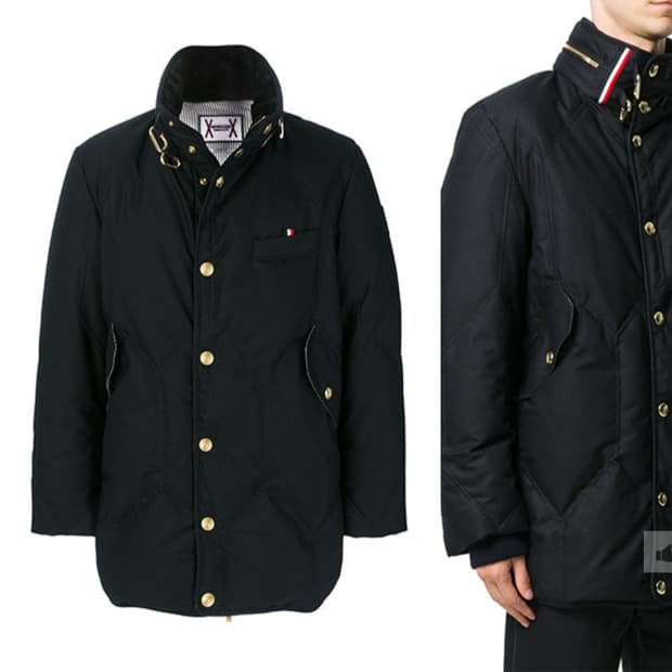 (정품)몽클레어 감마블루 금장 남성 퀼팅 구스다운 패딩 자켓 (2사이즈)