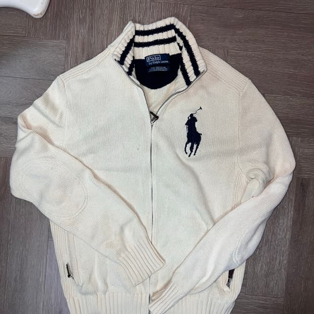 폴로 랄프로렌 빅포니 니트집업 L