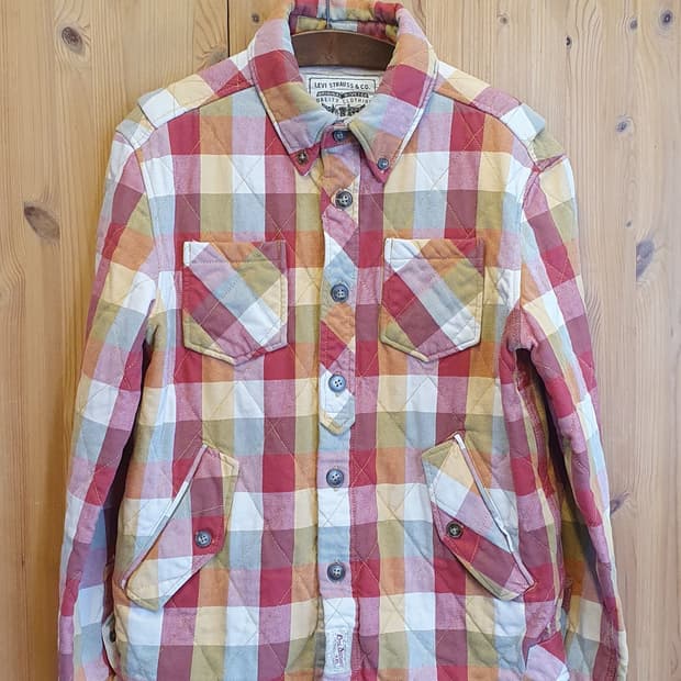 95/66.리바이스 플란넬 패딩남방(공용)