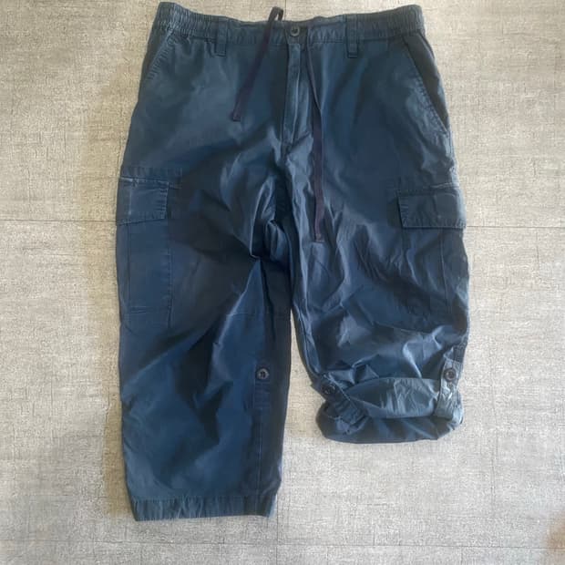 Uniqlo 유니클로 올드스쿨아메카지 혁오풍 버뮤다팬츠반바지 네이비