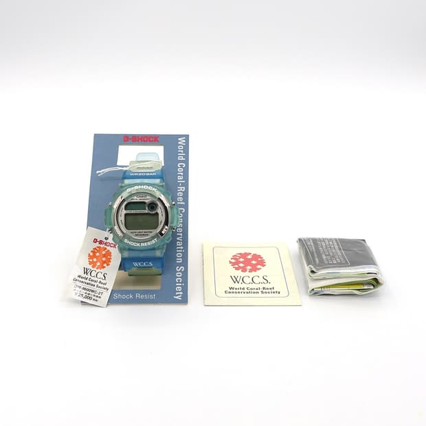 WCCS GSHOCK 9600WC 지샥 산호초 블루 클리어 디지털 시계
