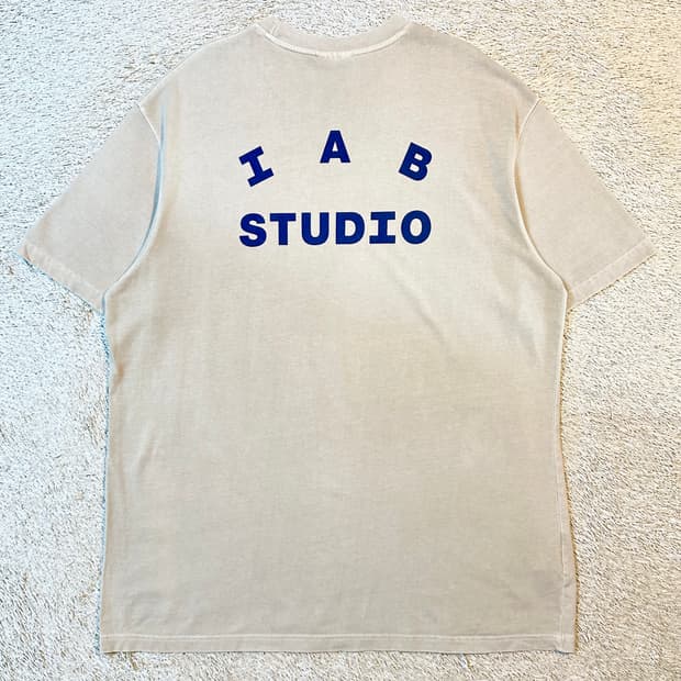 아이앱 스튜디오 IAB STUDIO 피그먼트 반팔 티셔츠 오트밀