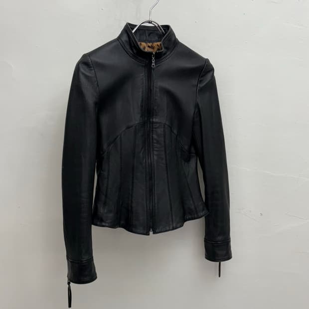 빈티지 가죽 자켓