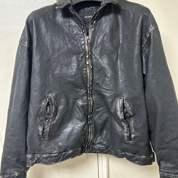 빔즈 디스 레더자켓 L