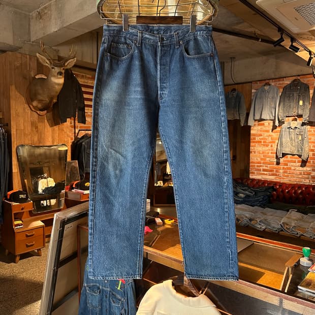 80s USA 빈티지 발렌시아 리바이스 501 데님 팬츠
