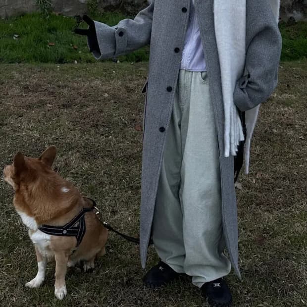 우화 발마칸 싱글 롱코트 