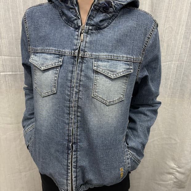 90s LEE USA 리 데님 후드 집업 자켓