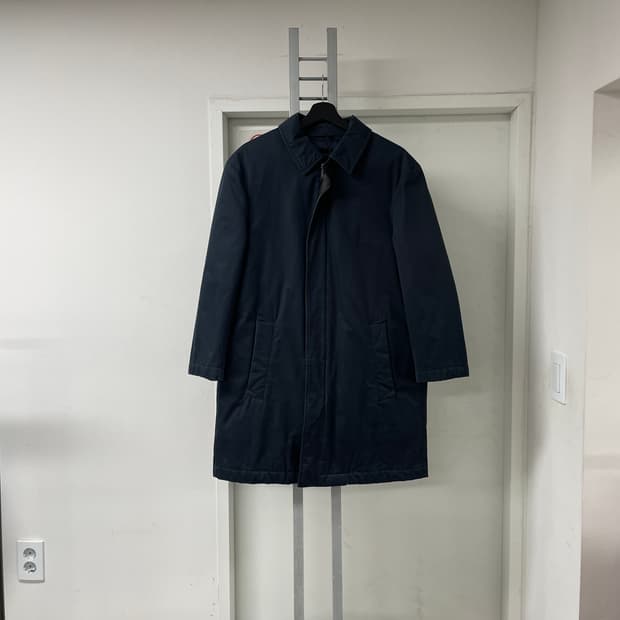 버버리 네이비 코트 S