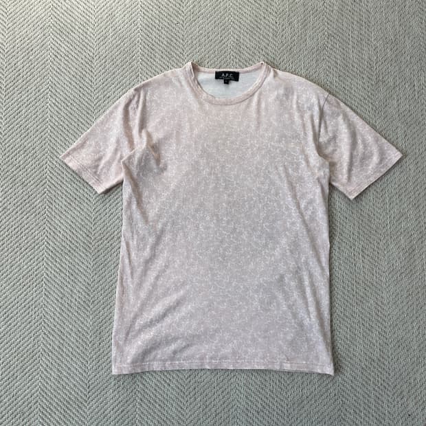 A.P.C 아페쎄 핑크 반팔티셔츠 