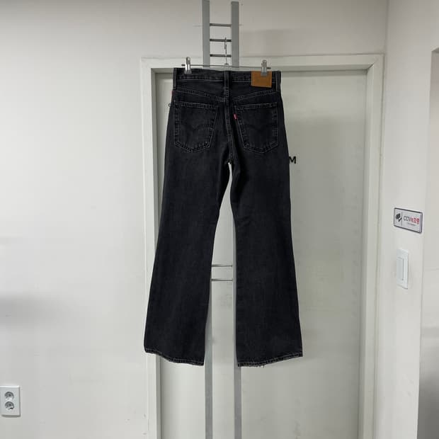 리바이스 흑청 배기 데님 팬츠 24(W)