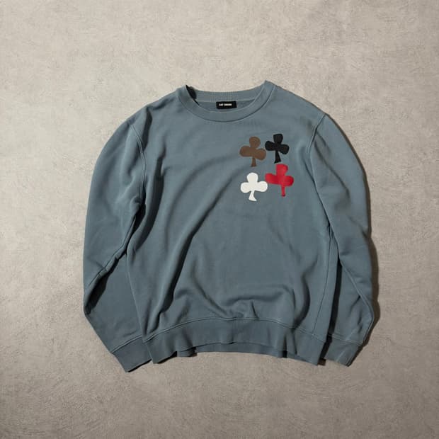 16SS Raf Simons Clover print Sweatshirt