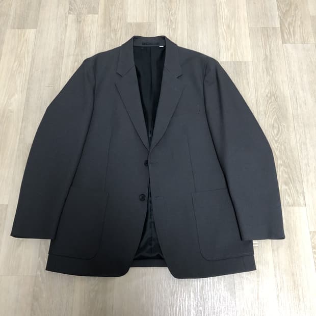 (L) 유니클로 U 20 FW U 테일러드 자켓 다크 그레이