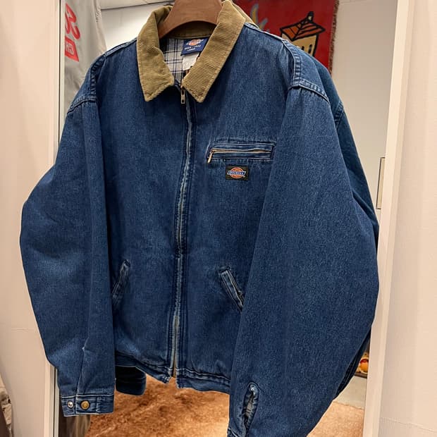 90s Dickies 디키즈 디트로이트 데님 워크 자켓