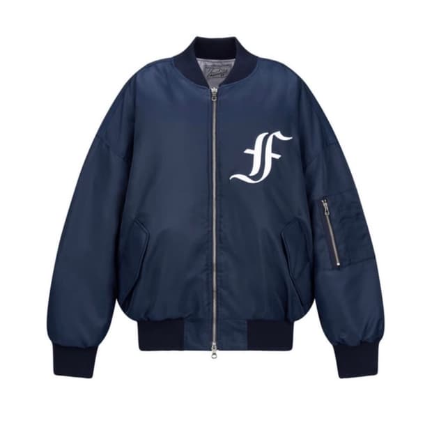 샵페어리 봄버 자켓 네이비