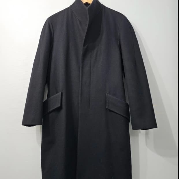 정품 솔리드옴므 블랙 코트 95