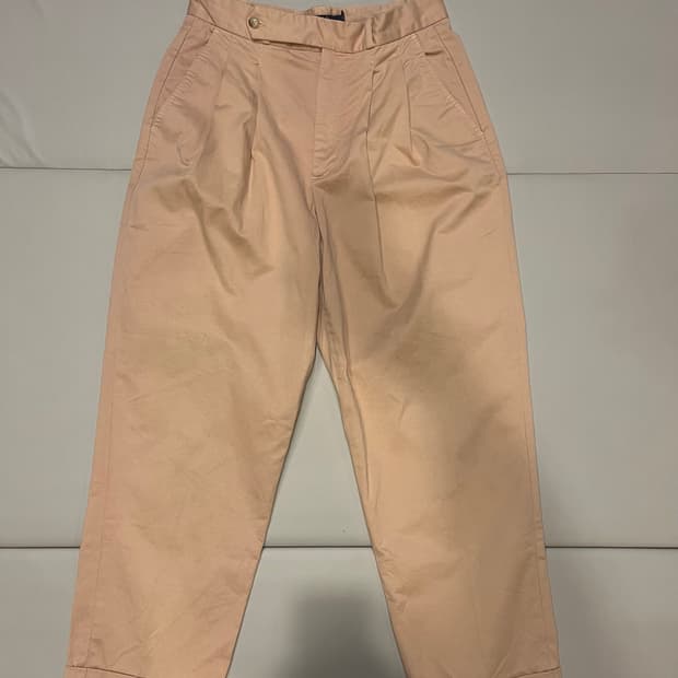 폴로 랄프로렌 핑크 와이드팬트 허리단면 38센치