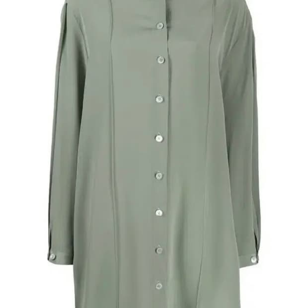 르메르 실크 하이넥 실크 블라우스 새상품