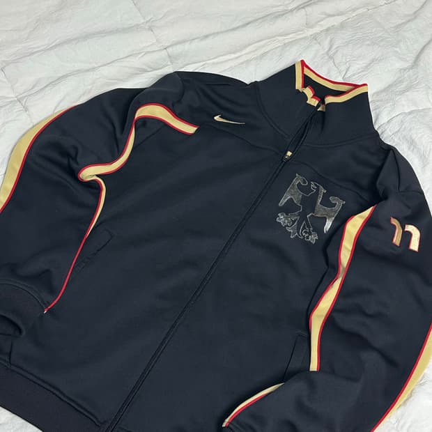 나이키 독일 국대 트랙탑 져지 라지 검금