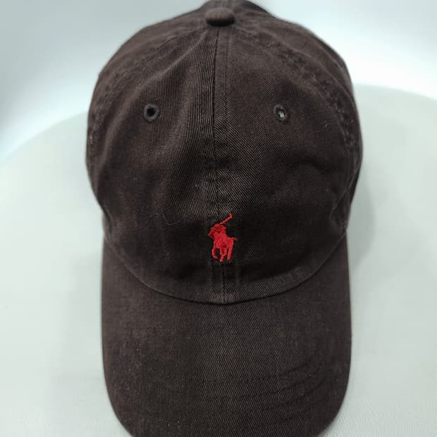 폴로랄프로렌 빈티지 블랙 볼캡 모자