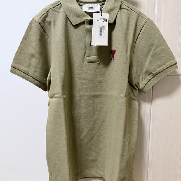 아미 폴로셔츠 세이지 55-66