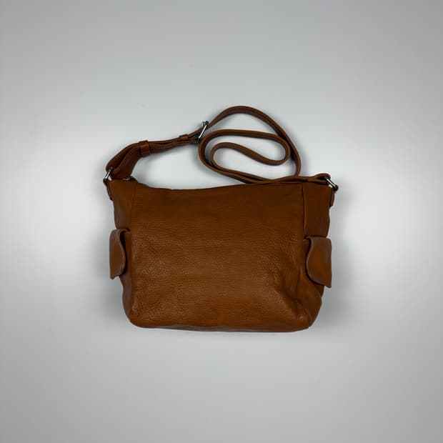 마가렛호웰 가죽 숄더백
