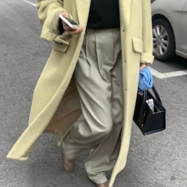 에토스 플레인 핀턱 트라우저 M