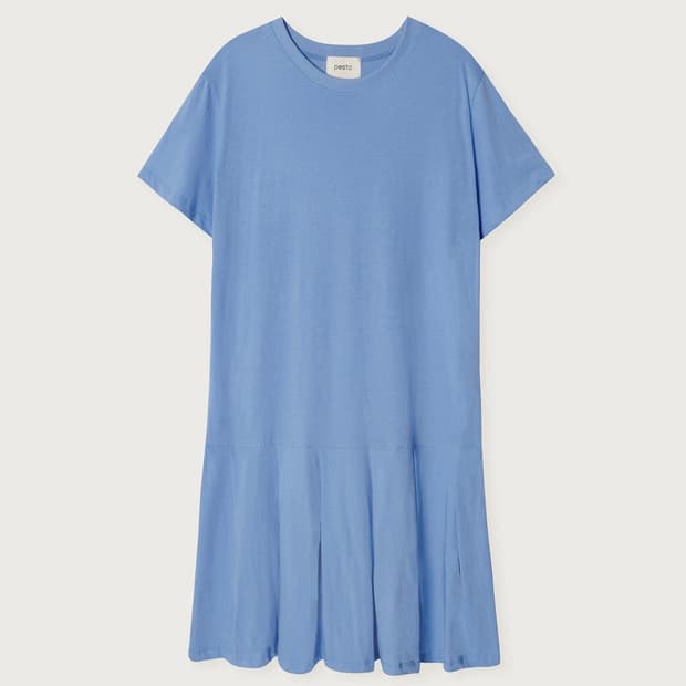 [페스토 PESTO] JERSEY PLEATS DRESS *네이비