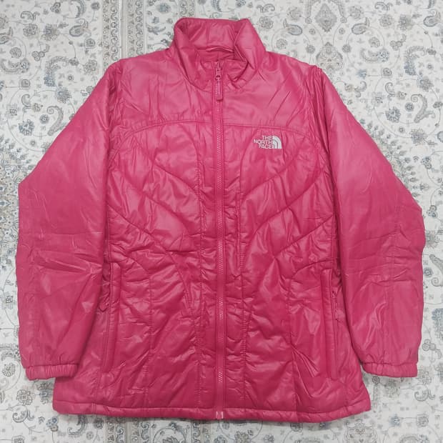 노스페이스 핑크 경량 패딩 자켓 100