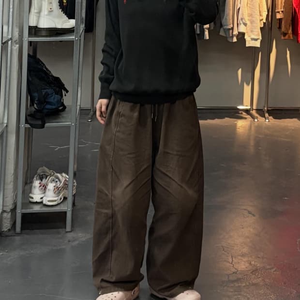 폴로랄프로렌 크루넥 블랙 맨투맨 A3109