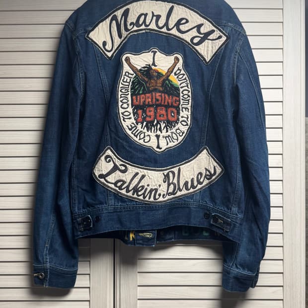 (46) 캐피탈 밥말리 Talkin' Blues 데님 자켓