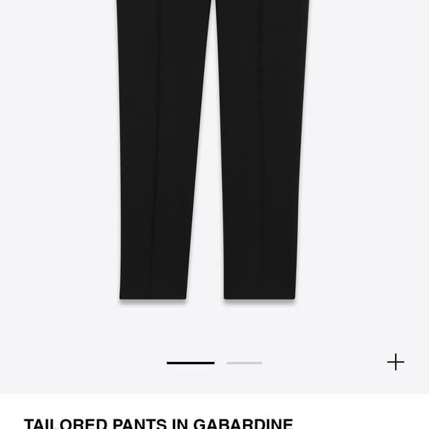 생로랑 개버딘 팬츠 울 슬랙스 44 사이즈