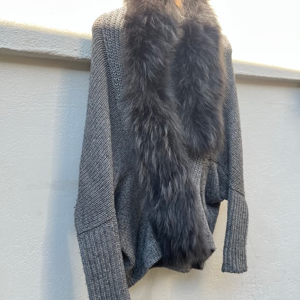 퍼 탈부착 가디건