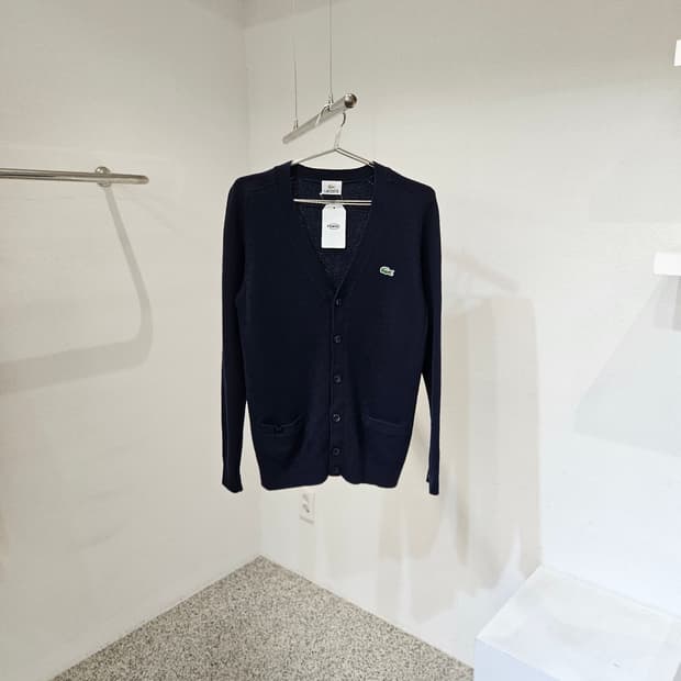 라코스테 울 니트 가디건