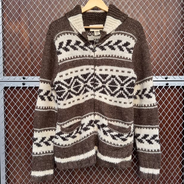 폴로 랄프로렌 데님앤서플라이 코위찬 노르딕 니트집업 가디건 S