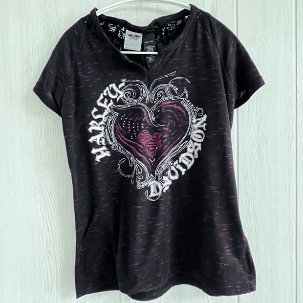 할리데이비슨 빈티지 반팔