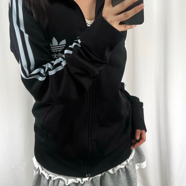 아디다스 하늘색 삼선 구형 유로파 져지