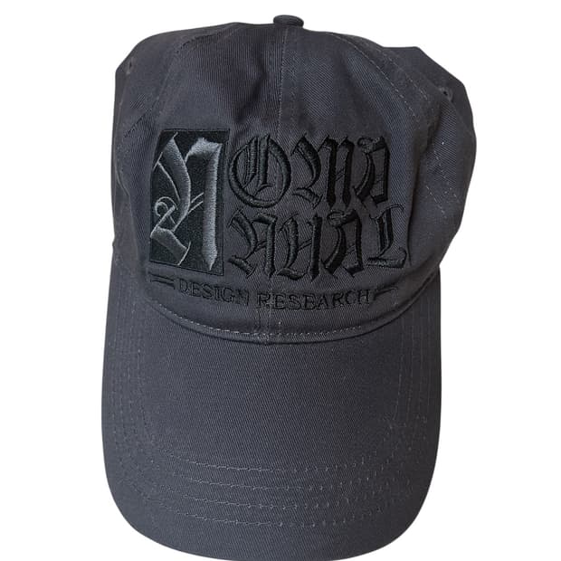 노매뉴얼 볼캡 블랙