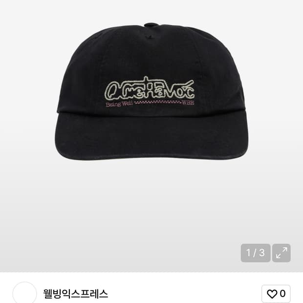 웰빙익스프레스 모자 cap