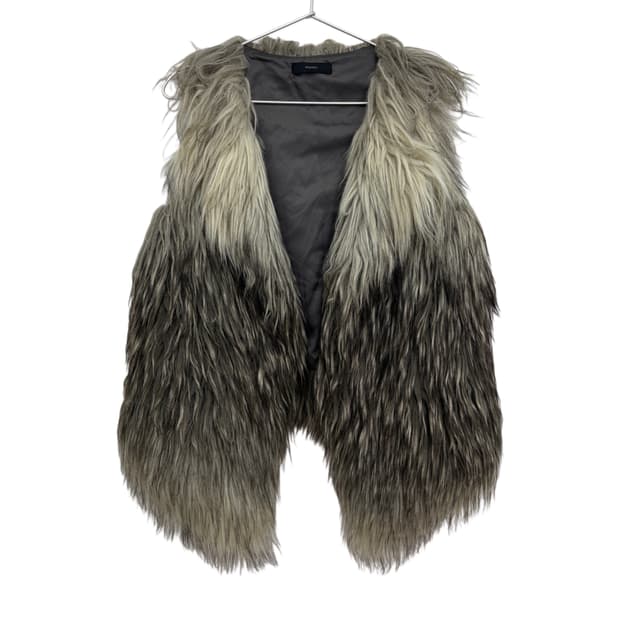 디젤 faux fur vest