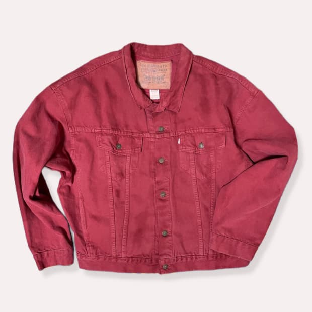 Levi's Type 3 jacket orange 오렌지 데님 트러커