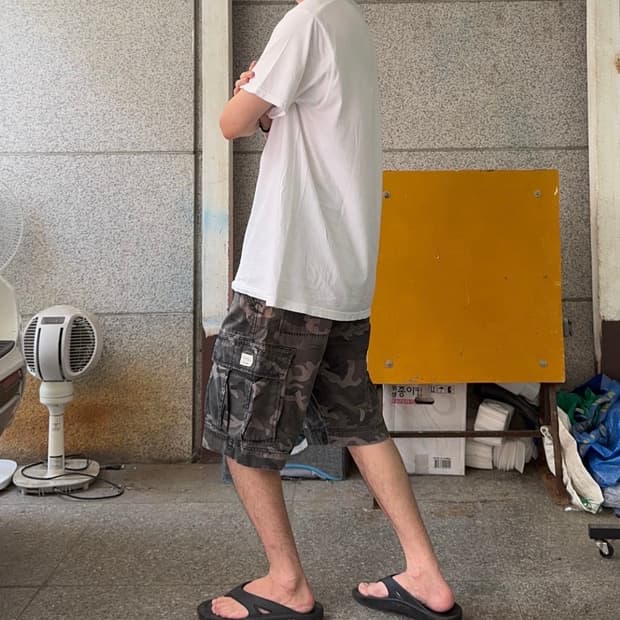빈티지 리바이스 카모 쇼츠 31