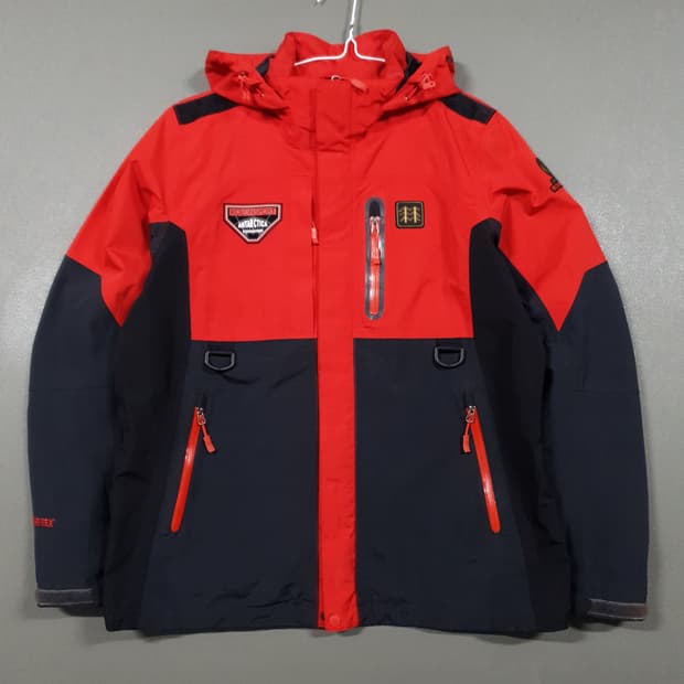 여성 M) 코오롱스포츠 이시스 안타티카 고어텍스 바람막이 자켓 레드