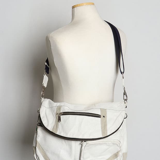 COMME CA MEN Leather Cross Bag