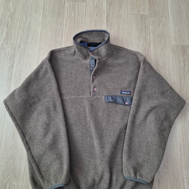 L 빈티지 90S USA메이드 파타고니아 신칠라 브라운