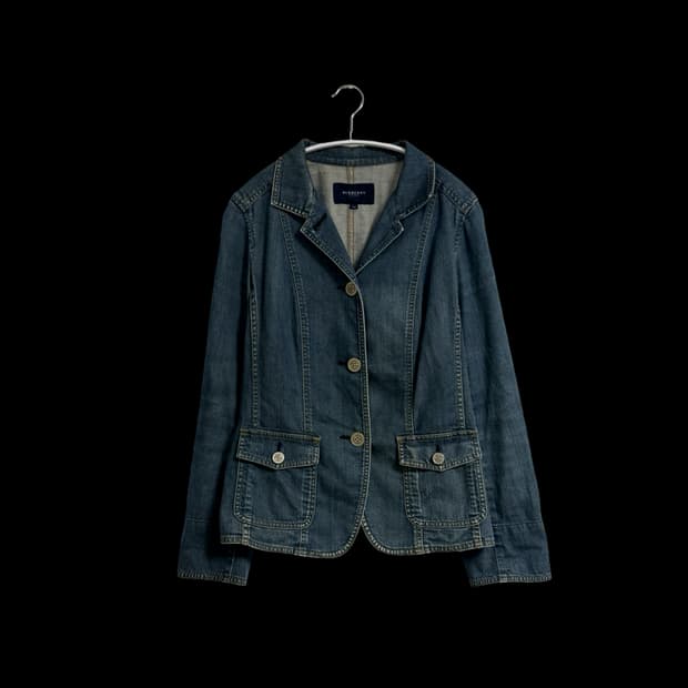 버버리 데님 블레이저