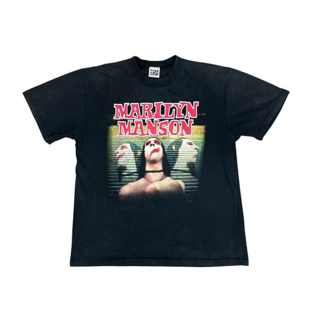 빈티지 90s Marilyn Manson 마릴린맨슨 밴드 티셔츠