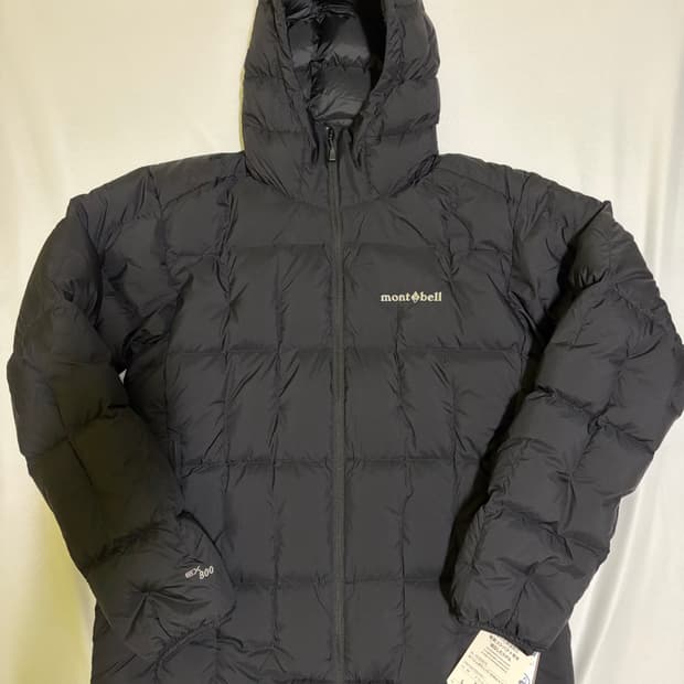몽벨 경량패딩 네이지 다운 파카 L사이즈 블랙