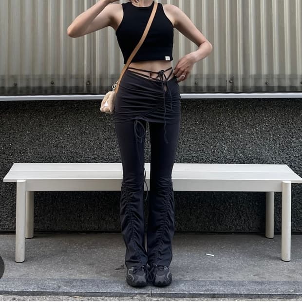 글로니 탐파 셔링 팬츠 + 스커트