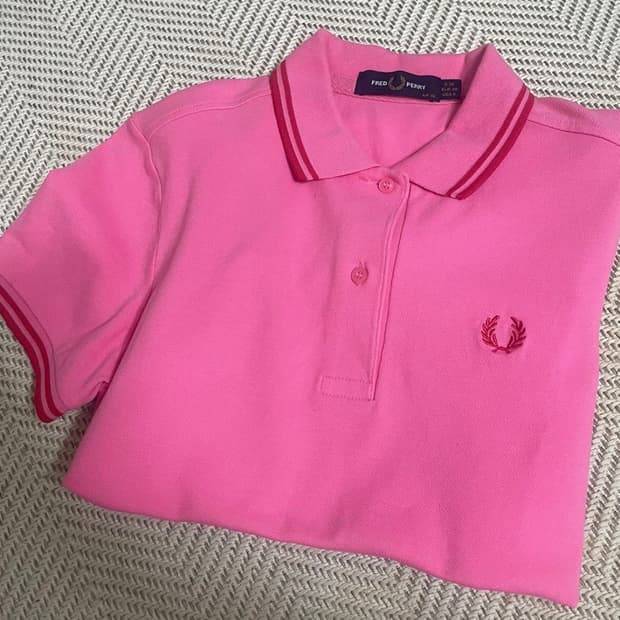 프레드페리 여성 반팔 카라 티셔츠 (S)